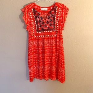 Pants Store est 1958 Orange Boho Dress Size M